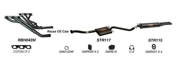 Redback Exhaust System for Holden Commodore (04/1995 - 1997), Calais (04/1995 - 1997) - Brixton 4x4 - Buy Online Now!